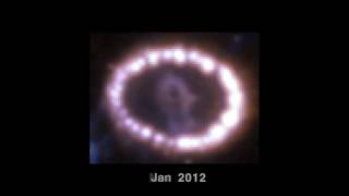 Hubble Chronicles Brightening of Ring around Supernova 1987A [upl. by Aserehc]