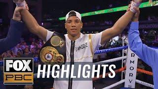 David Morrell Jr with an impressive 1st round KO of Mario Cazares  HIGHLIGHTS  PBC ON FOX [upl. by Bully]