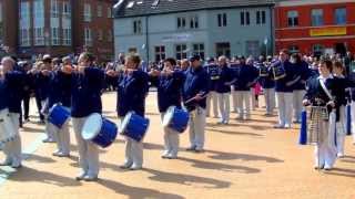 Fanfarenzug 1967 eV Barth Stadtfest 14042013 Marktplatz [upl. by Airat]