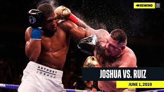 FULL FIGHT  Anthony Joshua vs Andy Ruiz DAZN REWIND [upl. by Anayrb]