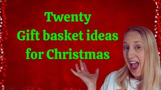 Twenty DIY Christmas gift basket ideas on a budget [upl. by Rambow237]