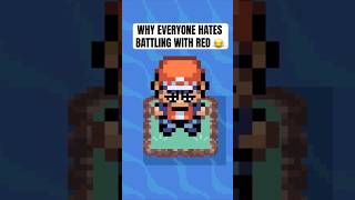 Why everyone hates battling with Red 😂 pokemon shorts [upl. by Samp714]