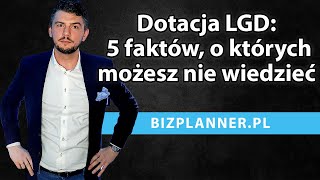 Dotacje LGD 2023  Dotacja dla pracujących  Kto może ubiegać się o dotacje z LGD Nawet 100 tys [upl. by Daveta]