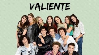 Soy Luna  Valiente versión grupal letra [upl. by Fianna216]