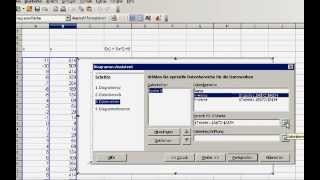 Funktionen plotten in OpenOffice Calc [upl. by Kamilah]