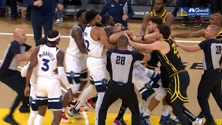 Draymond Green puts Rudy Gobert in a headlock Multiple ejections nba basketball highlights [upl. by Mongeau]