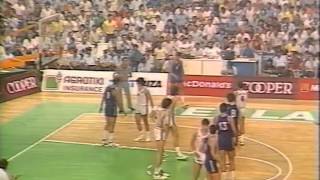 Eurobasket19877osagonasHmitelikosElladavsYugoslavia [upl. by Eulalee]