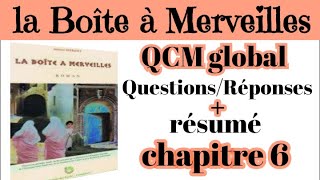 شرح رواية علبة العجائبquestion réponse chapitre 6la boîte à Merveilles personnagesاستعد للامتحان [upl. by Shanna531]