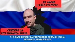 🔍 IL CASO LUCIDI E LA PROPAGANDA RUSSA IN ITALIA UNANALISI APPROFONDITA [upl. by Aseuqram360]