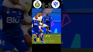 The Day Ronaldo Played WWE In Football Ronaldo Goals Al Nassr VS Al Hilal shorts football youtube [upl. by Aihsiyt]