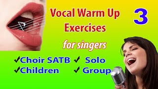 Vocalization 3  Vocal Warm ups  Voice Lesson  Choir Vocalization [upl. by Lovmilla]