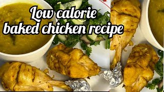 low calorie amp healthy baked chicken recipe  weight loss meal [upl. by Millburn90]