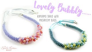 Lovely Bubbly Kumihimo Necklace [upl. by Thessa]