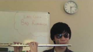 Lady Gaga Bad Romance Flute Cover [upl. by Loralie130]