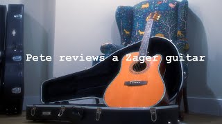 Pete reviews a Zager guitar [upl. by Dana]