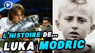 Le fabuleux destin de Luka Modric lenfant réfugié devenu petit prince du Real Madrid [upl. by Calesta641]