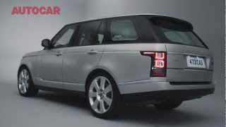 New 2013 Range Rover 4 revealed  Autocarcouk [upl. by Ahsenrat]