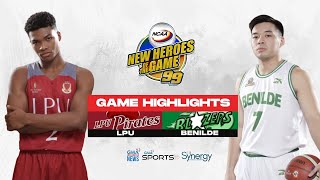 NCAA 99 Mens Basketball LPU vs Benilde Highlights  NCAA Season 99 [upl. by Nedmac884]