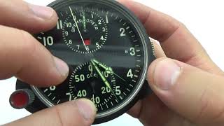 NEW AChS 1 Russian Soviet USSR Military AirForce Aircraft Cockpit Clock 15637 [upl. by Narruc]