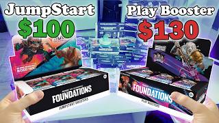 Lets Compare Which Is Worth To Buy Foundations Jumpstart OR Play Booster Box foundations [upl. by Pratte]