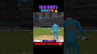 India Vs Bangladesh Virat Kohlis Century🔥  Real Cricket 24 shorts viral rc24 [upl. by Fonville]