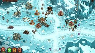 Kingdom Rush Vengeance 7 Northerners Outpost  Iron Challenge Veteran [upl. by Henni]