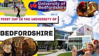 First day in the university of Bedfordshire 📚 London  Luton  Punjabi funny vlog  Luton Campus￼ [upl. by Bainbridge]