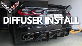 Transform Your C8 Corvette With This Easy Diffuser Installation [upl. by Sivehc539]