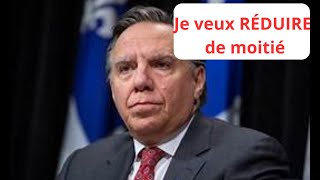 News François Legault demande au fédéral de RÉDUIRE de moitié le nombre dimmigrants temporaires [upl. by Adrienne568]