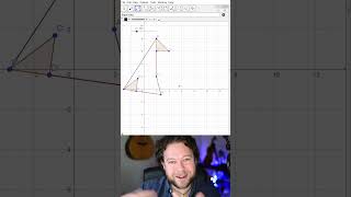 GeoGebra Rotation  find the centre  Transformations in under 1 minute shorts geogebra [upl. by Nepean]