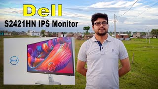 Dell S2421HN 24 Inch Full HD 1080p IPS UltraThin Bezel Monitor Unboxing amp Review DellS2421HN [upl. by Urbanus]