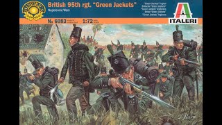 boite Italeri British 95th Régiment quotgreen jacketsquot [upl. by Leonard]