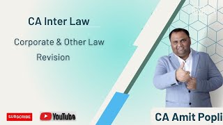 Revision of Contract of Indemnity  CA Intermediate Nov 23  Inter Law  CA Amit Popli [upl. by Alahs]