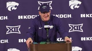 Kansas State Head Coach Chris Klieman Postgame Press Conference vs Cincinnati [upl. by Landa841]