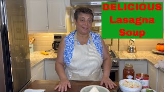 Delicious Lasagna Soup Recipe [upl. by Melnick789]