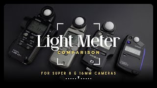 Light Meter Comparison Super 8 and 16mm cameras [upl. by Salvidor13]