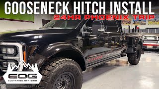 24HR Phoenix Trip Gooseneck Hitch Install [upl. by Zednanref834]