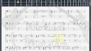 Helloween A Tale That Wasnt Right BASS GUITAR TAB [upl. by Lucrece68]