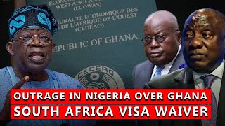 Outrage In Nigeria Over Ghana South Africa Visa Waiver [upl. by Atimad]