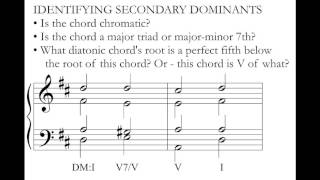 Music Theory Secondary Dominants [upl. by Idalia929]