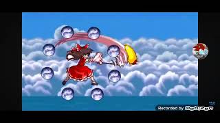 Sonic and Reimu Team Up Sonic X Touhou Sprite Animation MapleRiot [upl. by Leeban]