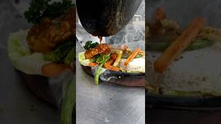 Sizzler 😲🔥😮sizzler continental food cooking chef culinary shortvideo subscribe [upl. by Ekle964]