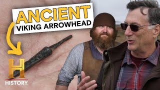 The Curse of Oak Island ANCIENT VIKING ARROWHEAD UNEARTHED Season 12 [upl. by Llerrit]