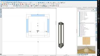 Build a Recessed Panel Column  Chief Architect [upl. by Ylrebmi5]