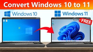 How to upgrade windows 10 to 11  Update windows 10 to 11  Convert windows 10 to 11 [upl. by Hanyaz]