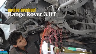 Land Rover Range Rover 30 T Engine Overhaul [upl. by Candi]