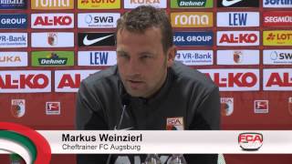 FC Augsburg Pressekonferenz vor Leverkusen [upl. by Dowell]