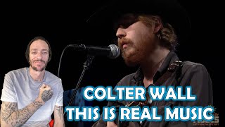 THIS IS REAL MUSIC Colter Wall quotSleepin On The Blacktopquot REACTION [upl. by Aihcats]