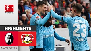 Leverkusen Is On Another Level  Freiburg  Bayer Leverkusen 23  Highlights  MD 26 – Bundesliga [upl. by Annairba]