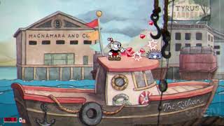 Cuphead Walkthrough  How to Beat Perilous Piers [upl. by Aiekram39]